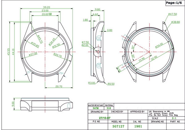 PRS-5 Case Drawing